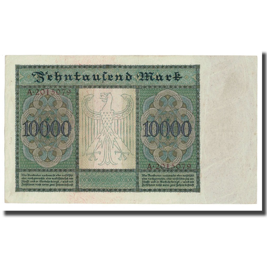 Banconote, Germania, 10,000 Mark, 1922, 1922-01-19, KM:70, SPL-