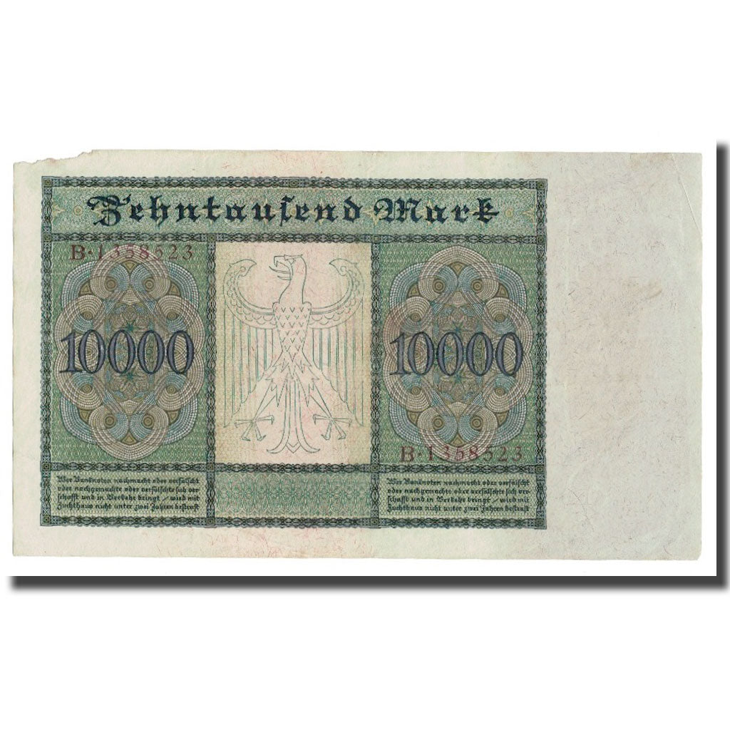 Banknote, Germany, 10,000 Mark, 1922, 1922-01-19, KM:70, VG(8-10)