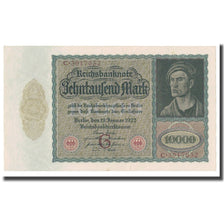 Geldschein, Deutschland, 10,000 Mark, 1922, 1922-01-19, KM:70, VZ+