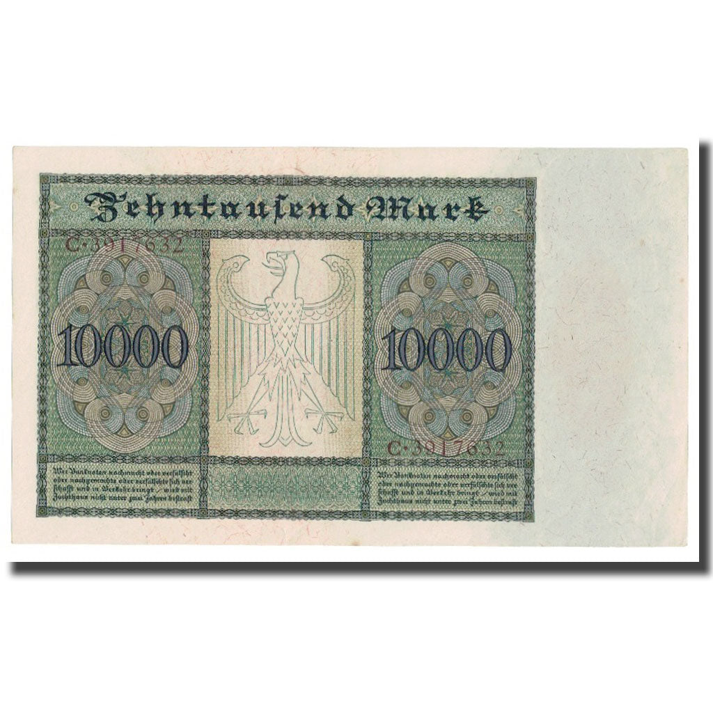 Banknote, Germany, 10,000 Mark, 1922, 1922-01-19, KM:70, UNC(60-62)