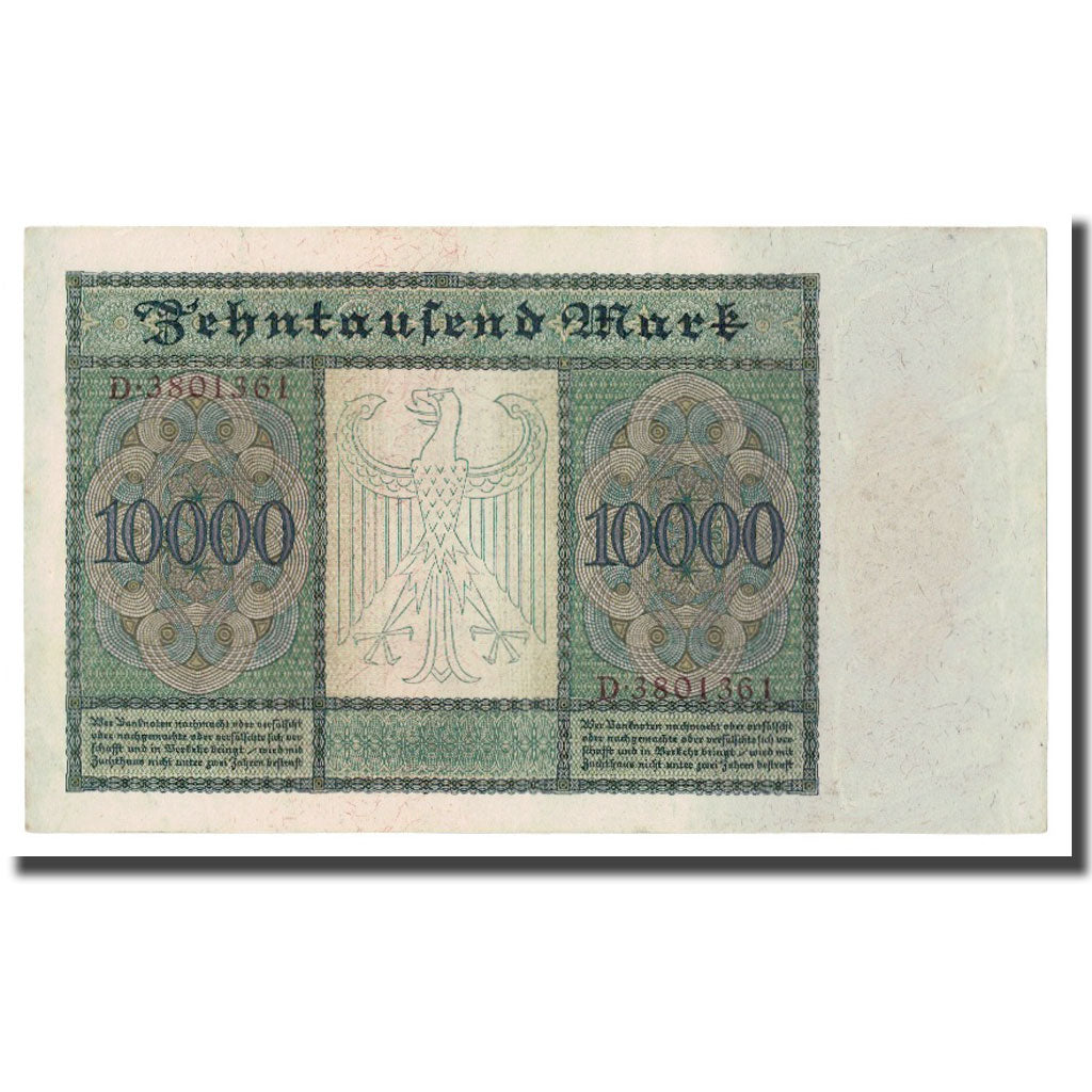 Banknote, Germany, 10,000 Mark, 1922, 1922-01-19, KM:70, UNC(60-62)
