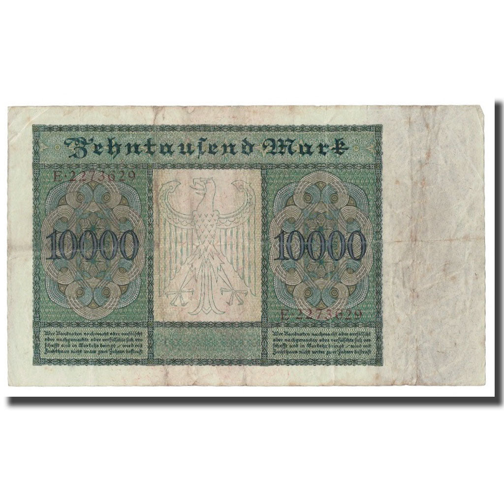 Banknote, Germany, 10,000 Mark, 1922, 1922-01-19, KM:70, EF(40-45)