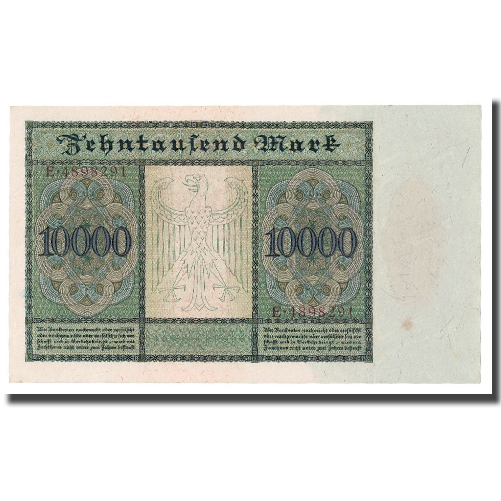 Banconote, Germania, 10,000 Mark, 1922, 1922-01-19, KM:70, SPL