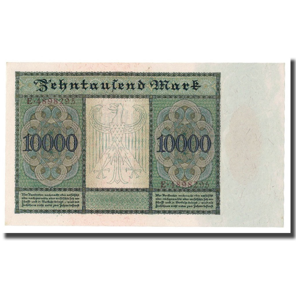 Banknote, Germany, 10,000 Mark, 1922, 1922-01-19, KM:70, UNC(60-62)