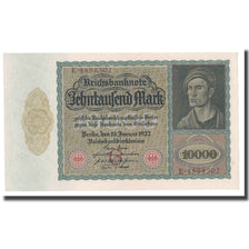 Geldschein, Deutschland, 10,000 Mark, 1922, 1922-01-19, KM:70, VZ+