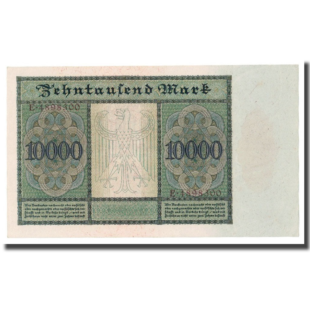 Banknote, Germany, 10,000 Mark, 1922, 1922-01-19, KM:70, UNC(60-62)