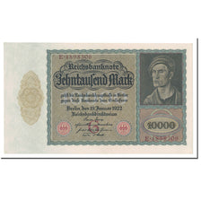 Banknote, Germany, 10,000 Mark, 1922, 1922-01-19, KM:70, UNC(60-62)