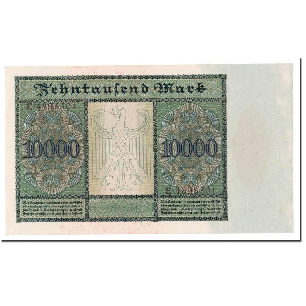 Banknote, Germany, 10,000 Mark, 1922, 1922-01-19, KM:70, UNC(63)