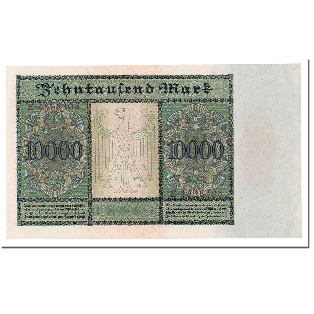 Banknote, Germany, 10,000 Mark, 1922, 1922-01-19, KM:70, UNC(63)