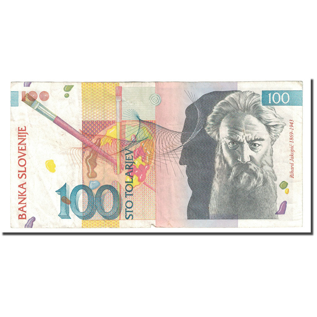 Billet, Slovénie, 100 Tolarjev, 1992, 1992-01-15, KM:14A, TTB