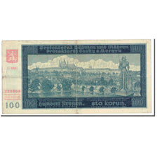 Banknote, Bohemia and Moravia, 100 Korun, KM:6a, VF(20-25)