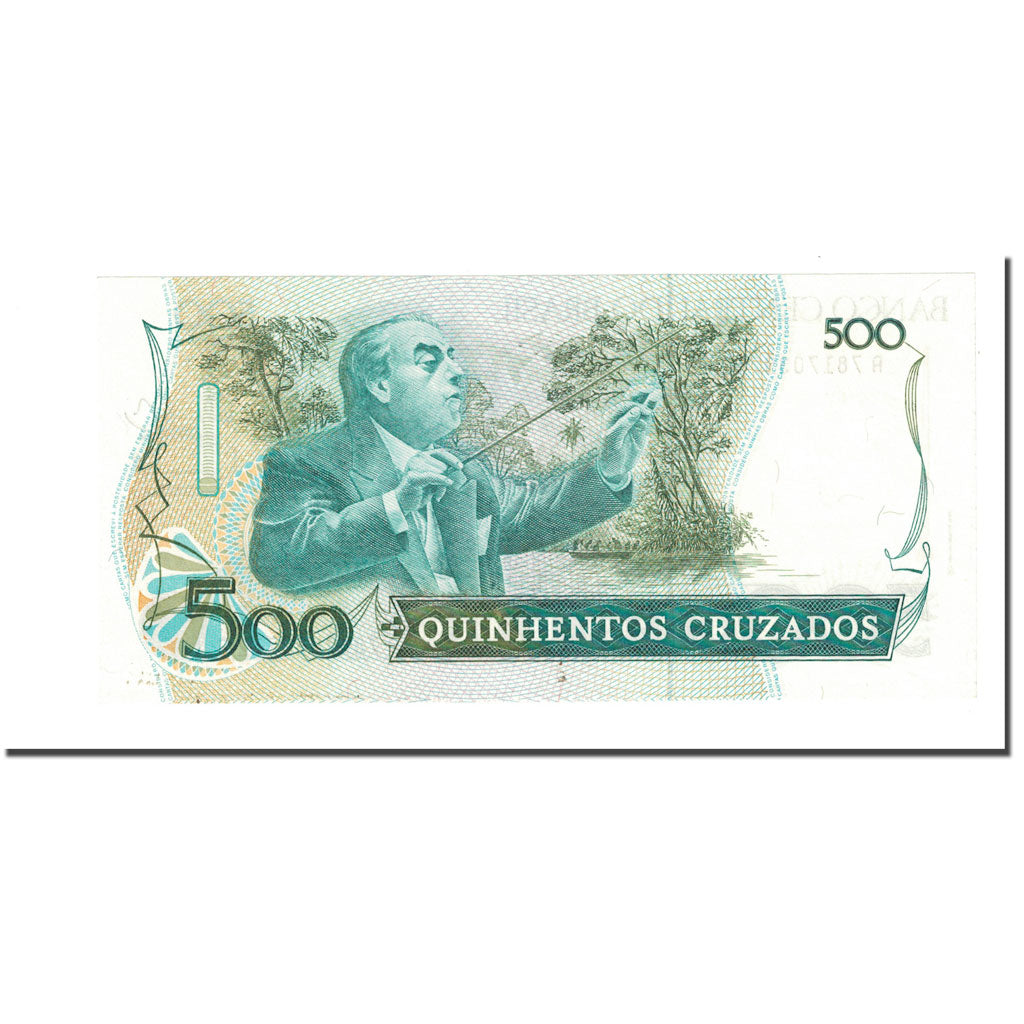 Biljet, Brazilië, 500 Cruzados, KM:212d, SPL