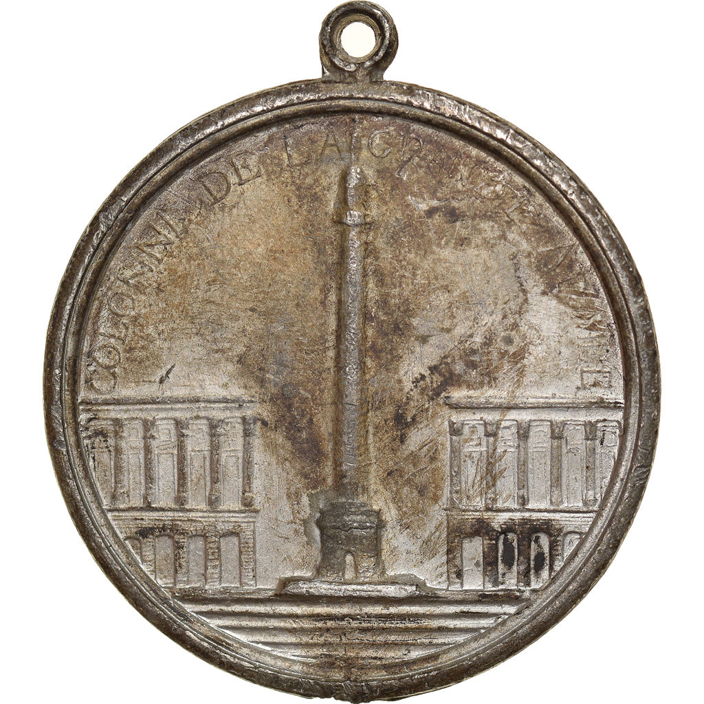 Frankrijk, Medaille, Napoléon Ier, Colonne de la Grande Armée, 1840, FR+