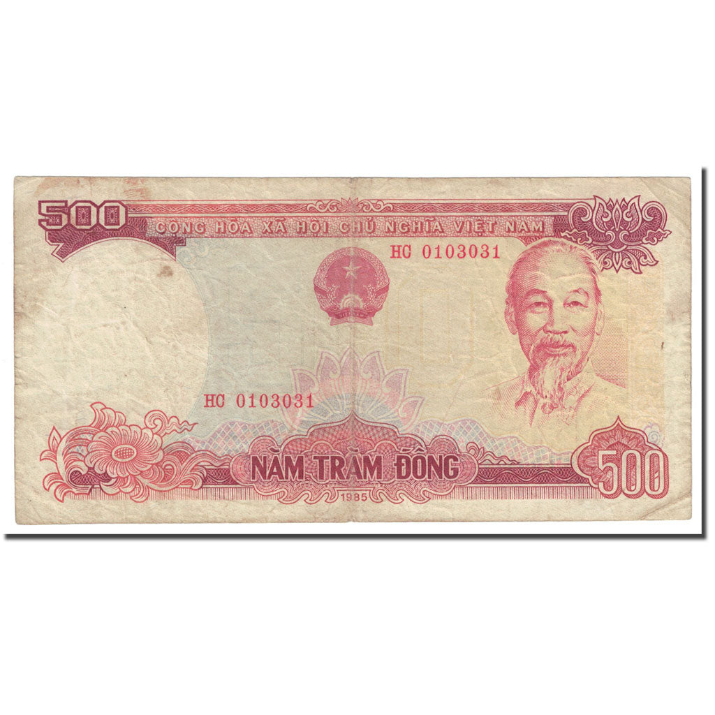Banknote, Vietnam, 500 D<ox>ng, 1985, KM:99a, VF(20-25)