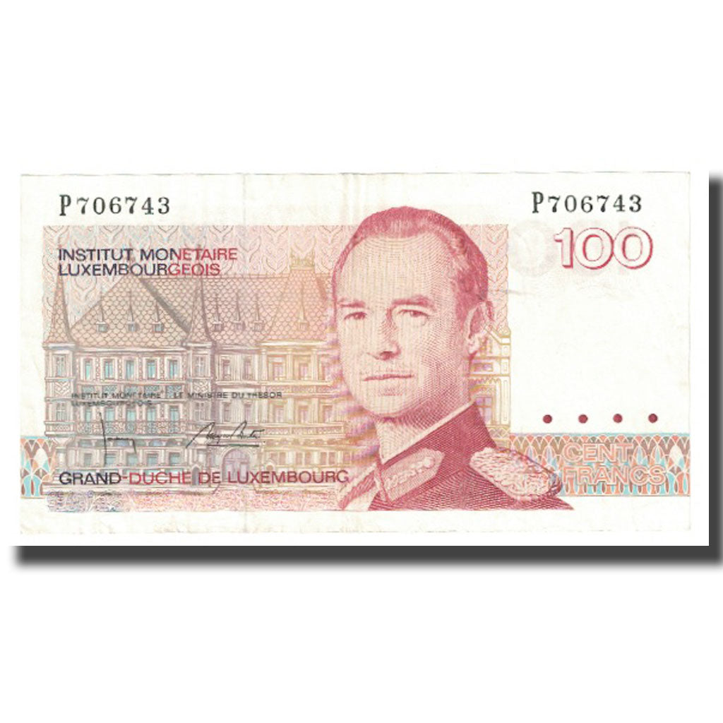 Banknote, Luxembourg, 100 Francs, 1980, 1980-08-14, KM:58a, VF(20-25)