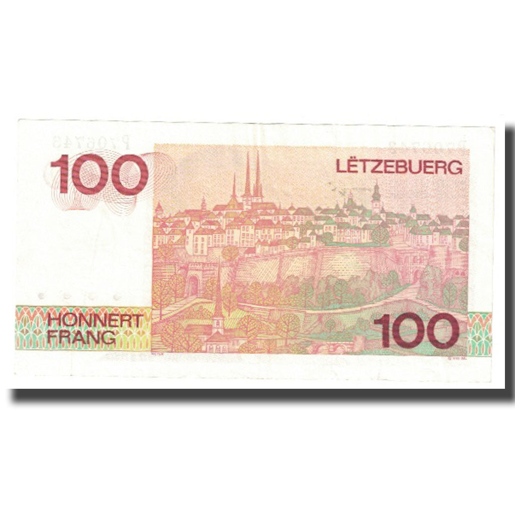Banknote, Luxembourg, 100 Francs, 1980, 1980-08-14, KM:58a, VF(20-25)