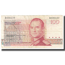 Nota, Luxemburgo, 100 Francs, KM:58b, VF(20-25)