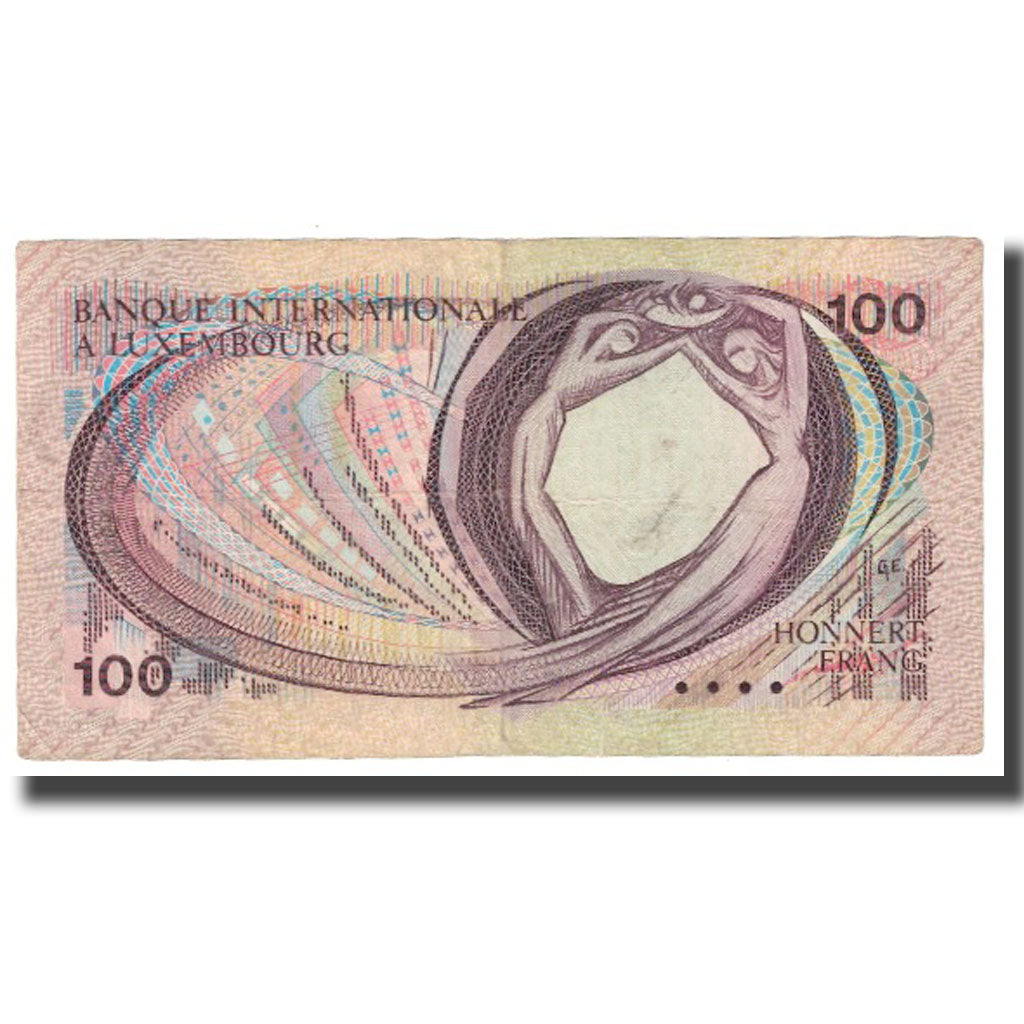 Geldschein, Luxemburg, 100 Francs, 1981, 1981-03-08, KM:14A, SS
