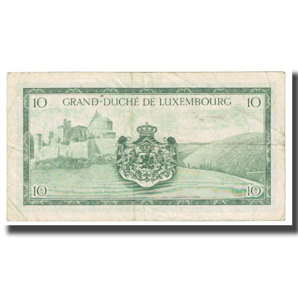 Banknote, Luxembourg, 10 Francs, KM:48a, VF(20-25)