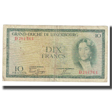 Billet, Luxembourg, 10 Francs, KM:48a, TB