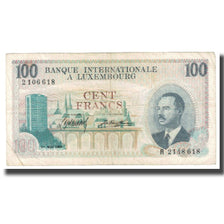 Billet, Luxembourg, 100 Francs, KM:14A, TTB