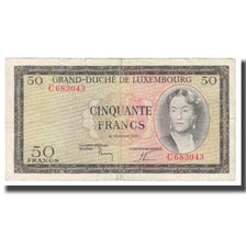 Banknote, Luxembourg, 50 Francs, 1961, 1961-02-06, KM:51a, EF(40-45)