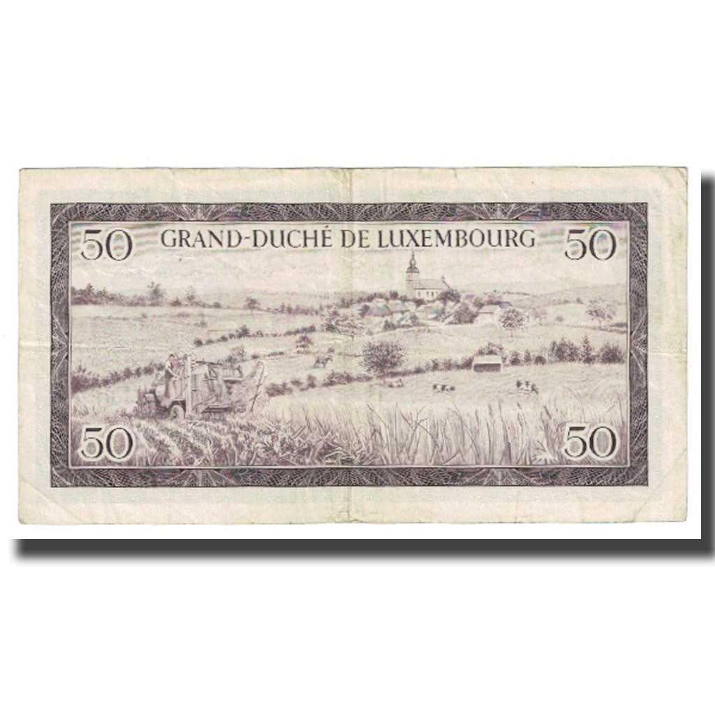 Banknote, Luxembourg, 50 Francs, 1961, 1961-02-06, KM:51a, EF(40-45)