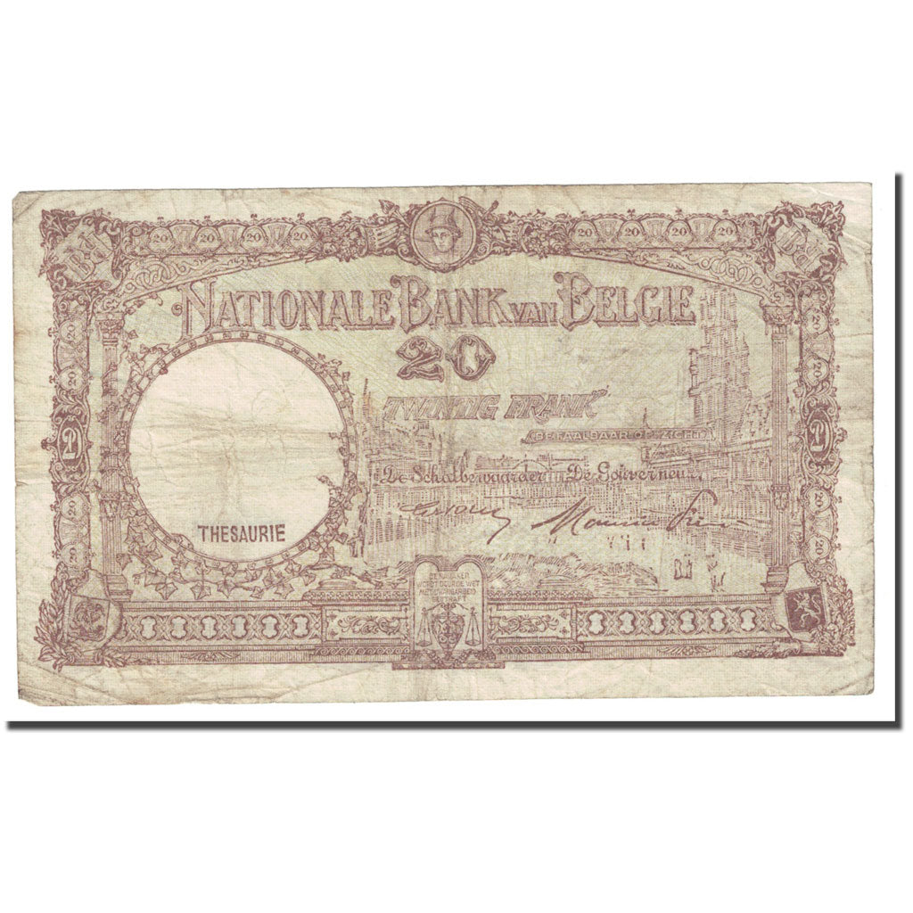 Biljet, België, 20 Francs, 1948, 1948-09-01, KM:98b, TB