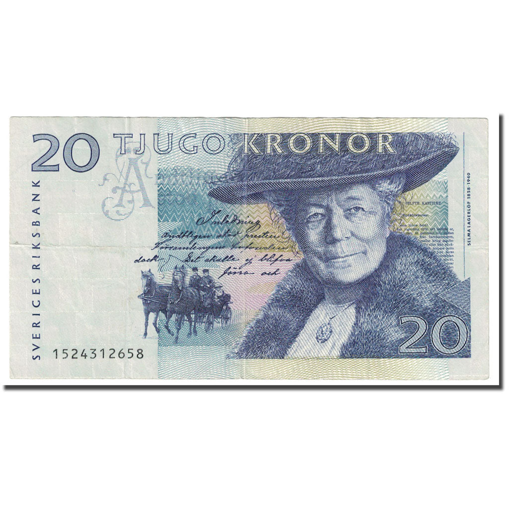 Geldschein, Schweden, 20 Kronor, KM:63b, SS