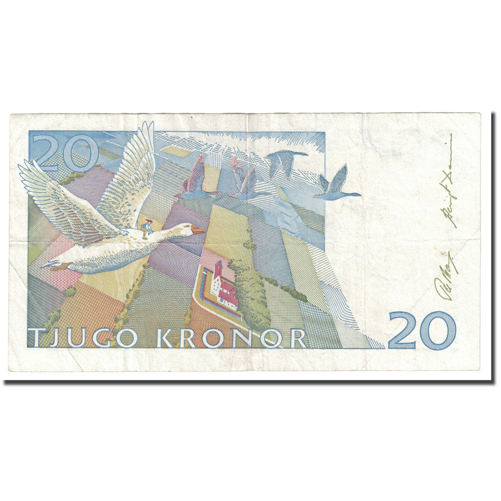 Geldschein, Schweden, 20 Kronor, KM:63b, SS