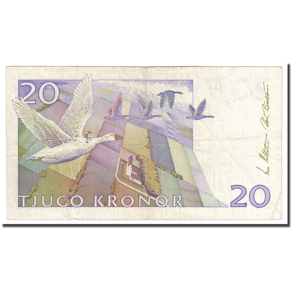 Banconote, Svezia, 20 Kronor, KM:63a, BB