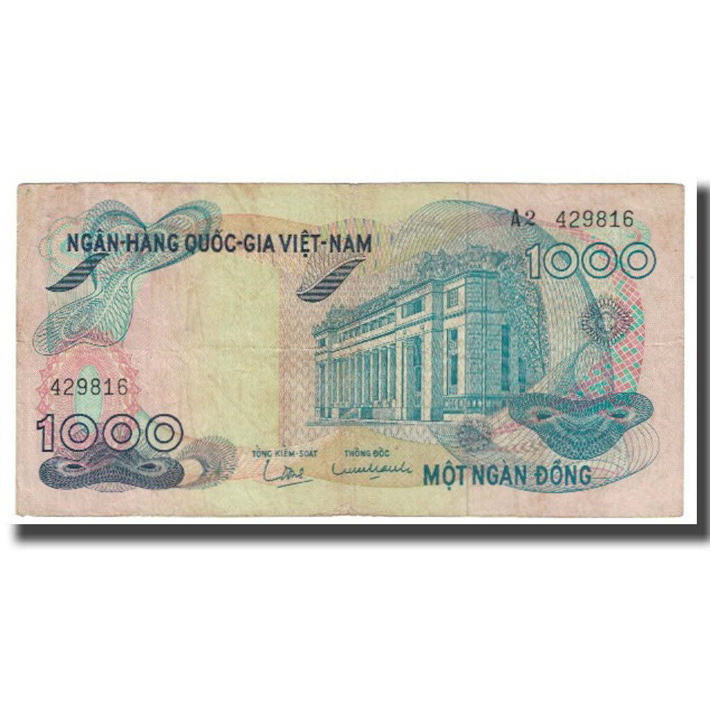 Nota, Vietname do Norte, 1000 D<ox>ng, KM:29a, VF(20-25)