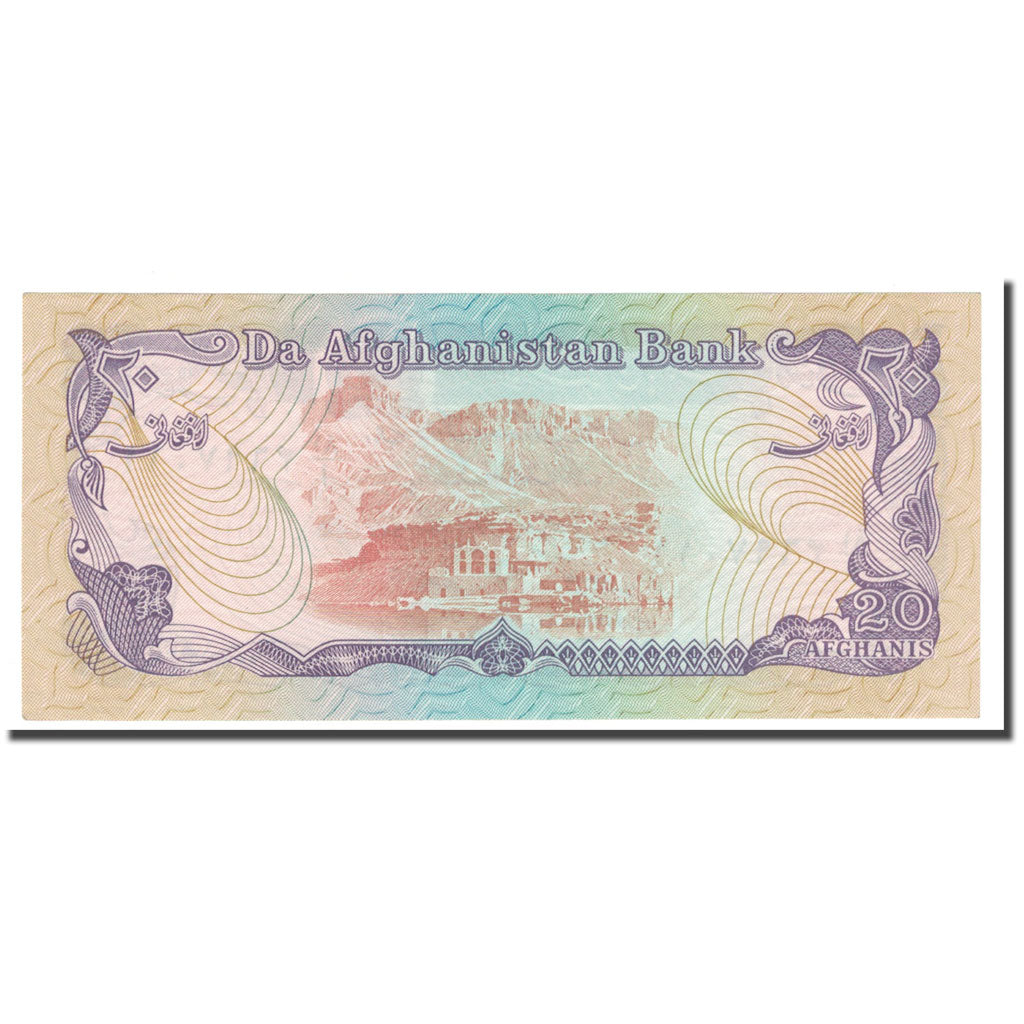 Banknote, Afghanistan, 20 Afghanis, KM:56a, UNC(63)