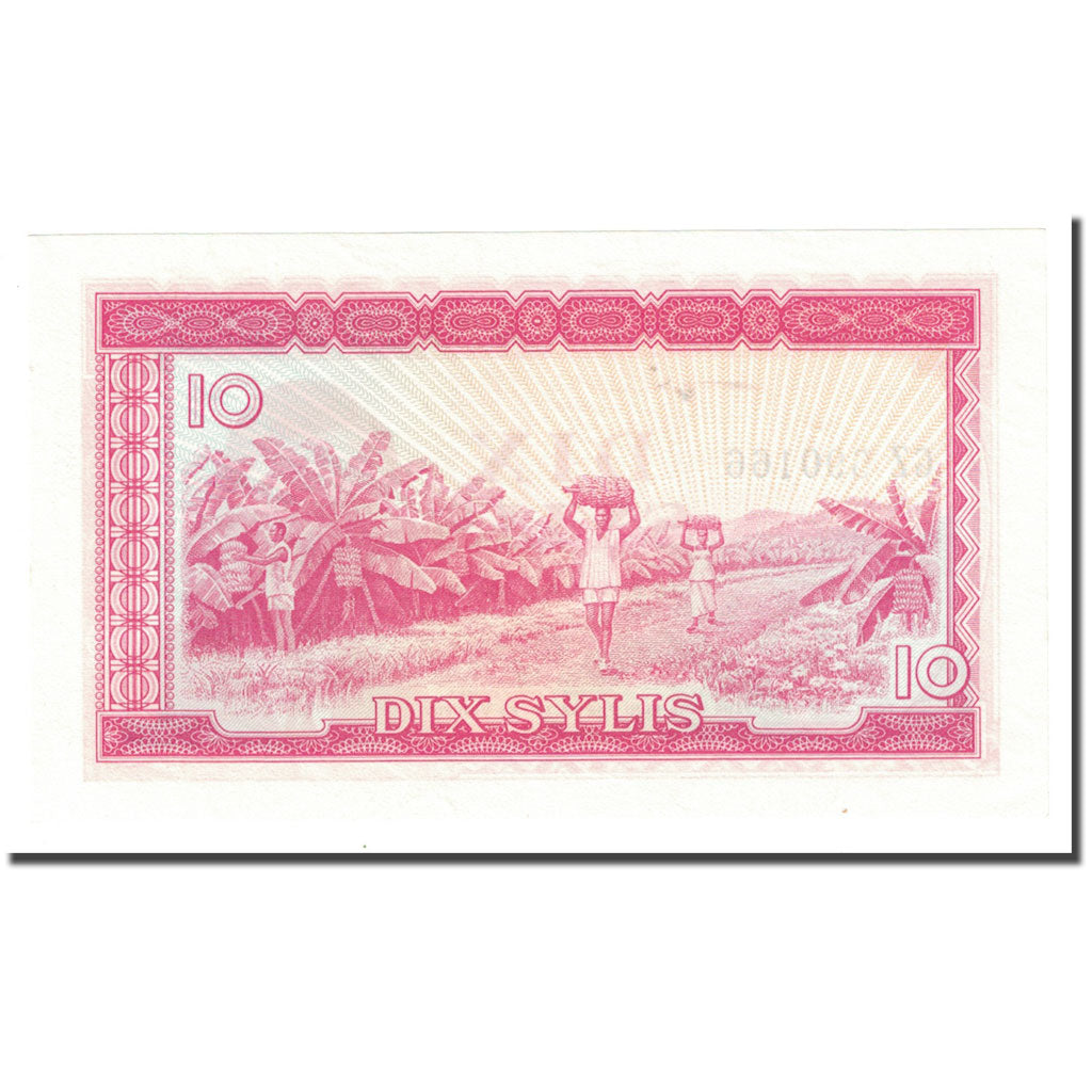 Banknote, Guinea, 10 Sylis, 1960, 1960-03-01, KM:23a, UNC(63)