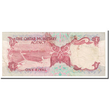 Banconote, Quatar, 1 Riyal, Undated (1973), KM:1a, MB