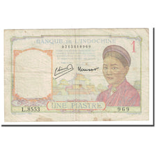 Banknote, FRENCH INDO-CHINA, 1 Piastre, Undated (1932-1939), KM:54d, VF(20-25)