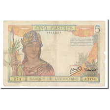Banknote, FRENCH INDO-CHINA, 5 Piastres, KM:55c, VF(20-25)