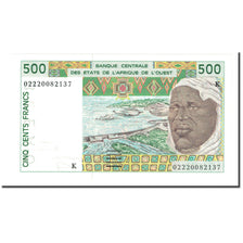 Banknote, West African States, 500 Francs, KM:710Km, UNC(63)