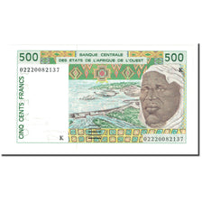 Nota, Estados da África Ocidental, 500 Francs, KM:710Km, UNC(63)