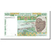 Geldschein, West African States, 500 Francs, KM:710Km, UNZ-