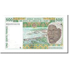 Banknote, West African States, 500 Francs, KM:710Km, UNC(63)