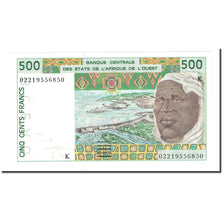 Biljet, West Afrikaanse Staten, 500 Francs, KM:710Km, SPL