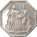 France, Medal, Banque de France, An VIII, Dumarest, MS(63), Silver