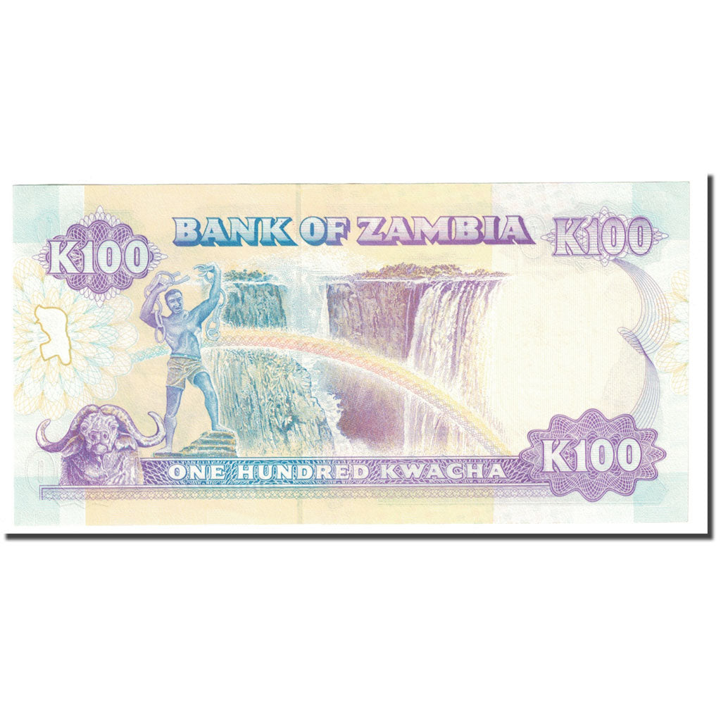 Banknote, Zambia, 100 Kwacha, KM:34a, UNC(63)