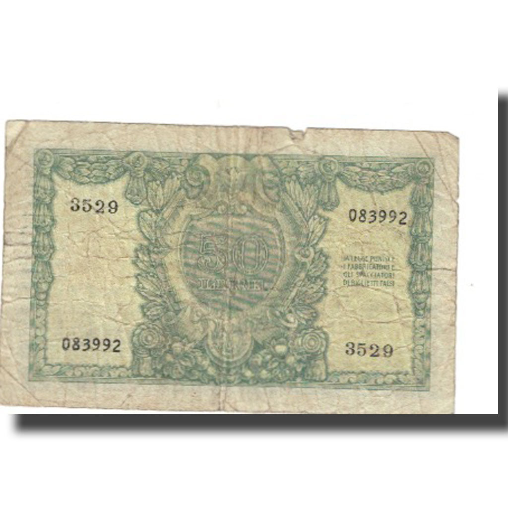 Banknote, Italy, 50 Lire, KM:91b, VF(20-25)
