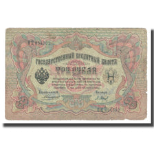 Banconote, Russia, 3 Rubles, 1905, KM:9b, MB