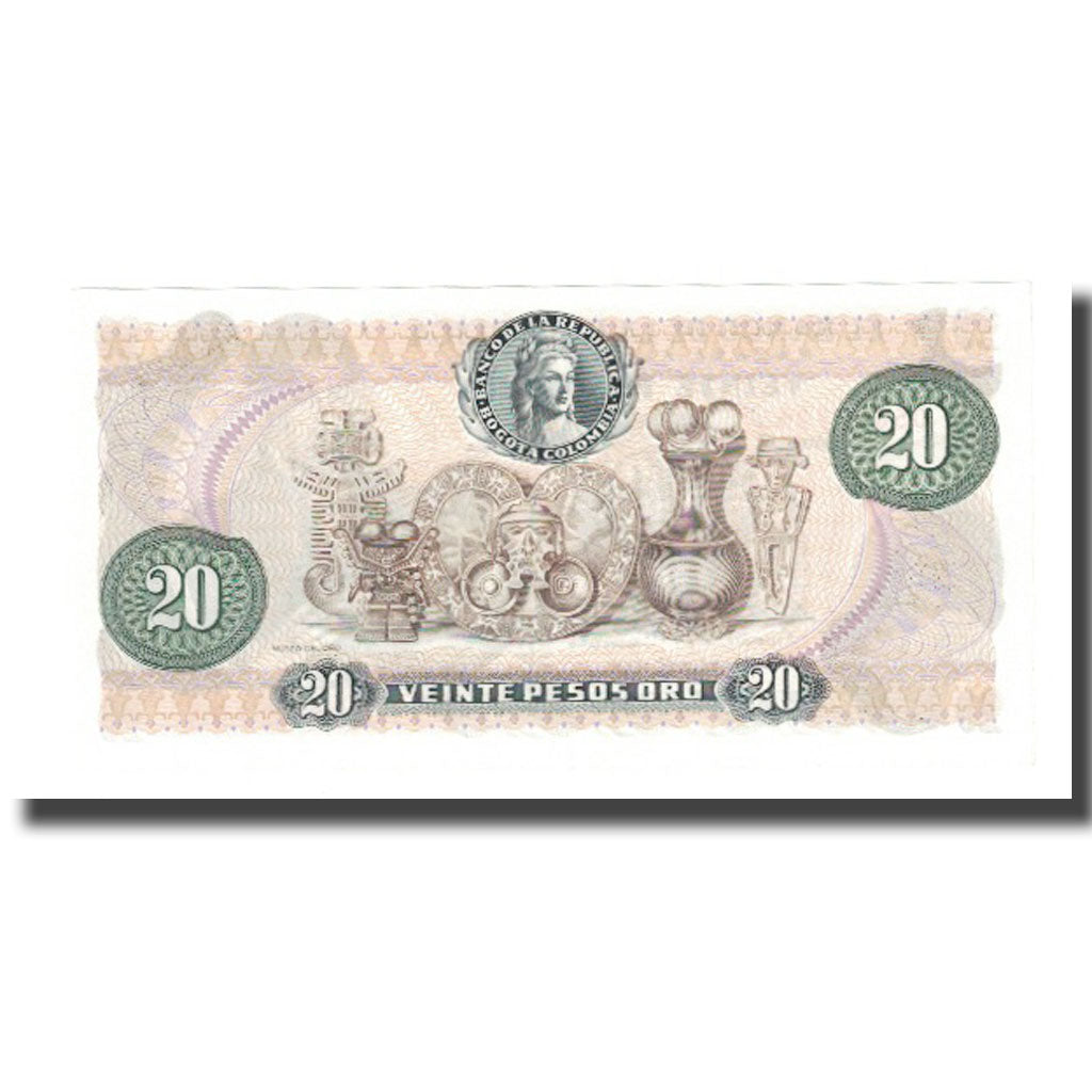 Biljet, Colombia, 20 Pesos Oro, 1983, 1983-01-01, KM:409c, SPL