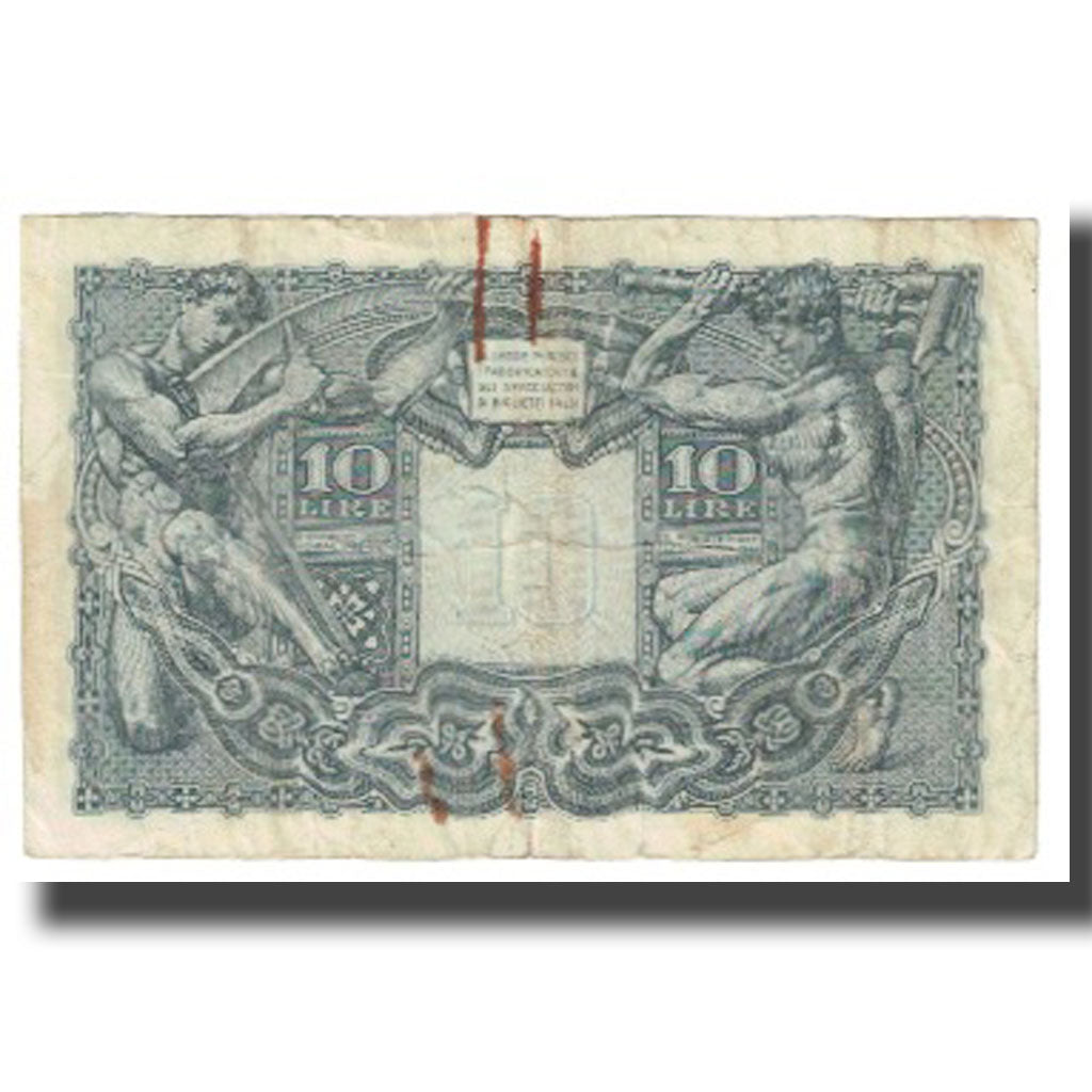 Banknote, Italy, 10 Lire, KM:32c, VF(20-25)