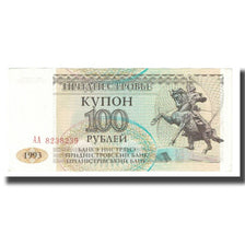 Biljet, Transnistrië, 100 Rublei, 1993, KM:20, SPL