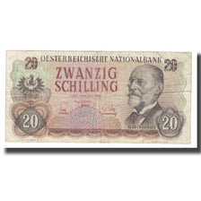Banknote, Austria, 20 Schilling, 1956, 1956-07-02, KM:136a, VF(20-25)